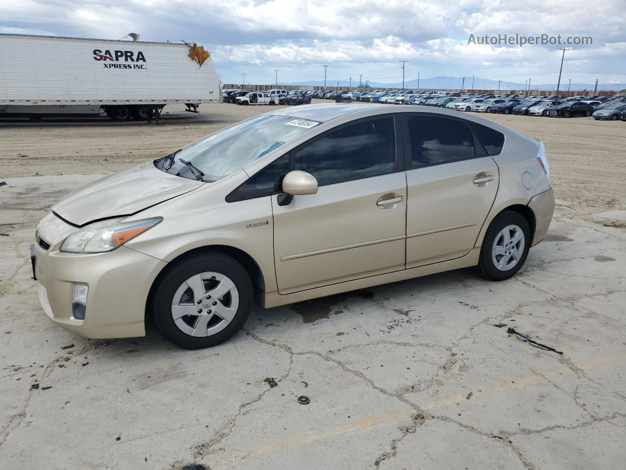 2011 Toyota Prius  Beige vin: JTDKN3DU6B1389913