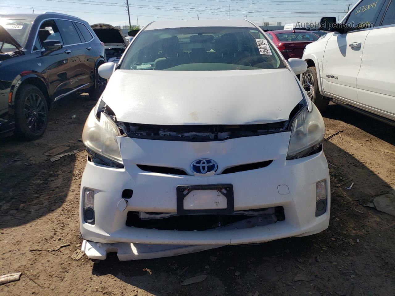 2011 Toyota Prius  Белый vin: JTDKN3DU6B1399034