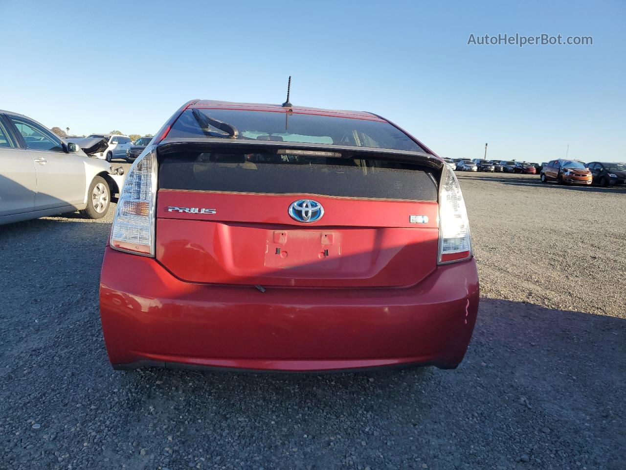 2011 Toyota Prius  Бордовый vin: JTDKN3DU6B1475366