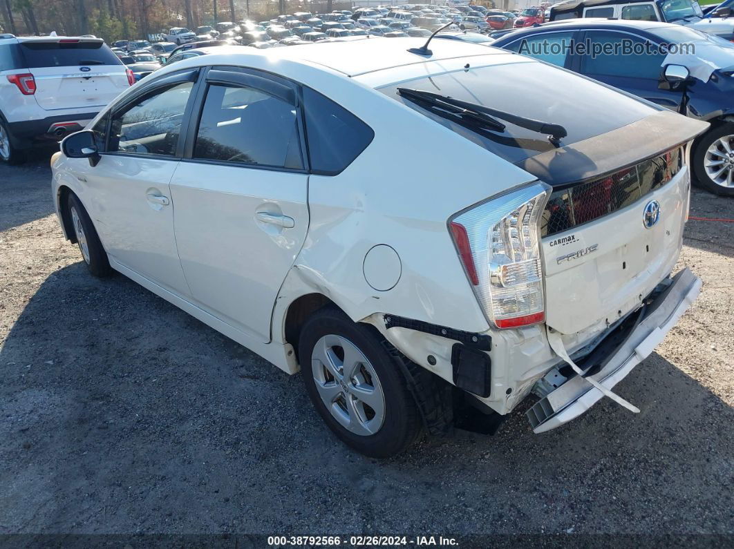 2011 Toyota Prius Two White vin: JTDKN3DU6B5346407