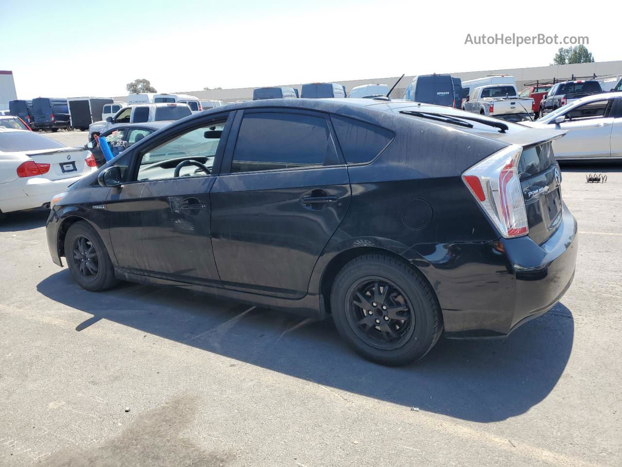 2012 Toyota Prius  Black vin: JTDKN3DU6C1510005