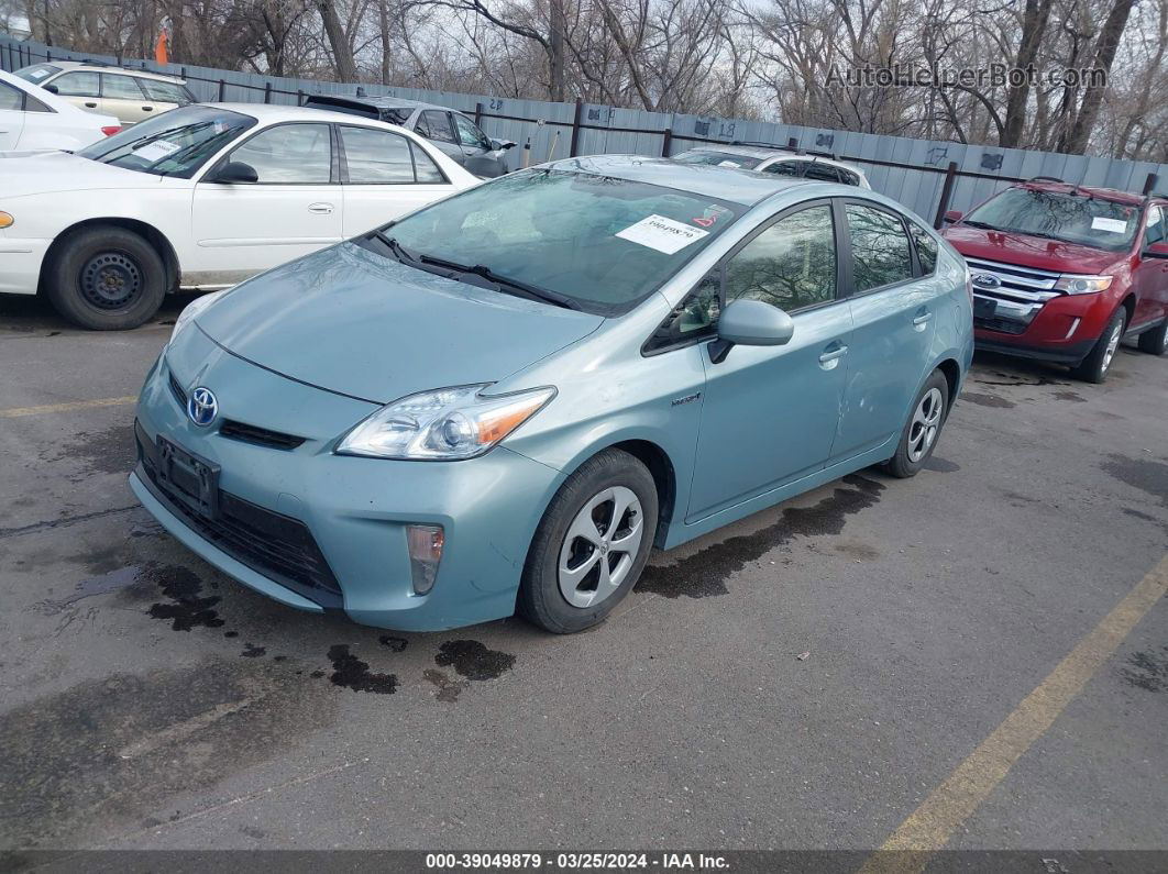 2012 Toyota Prius Two Blue vin: JTDKN3DU6C1539388