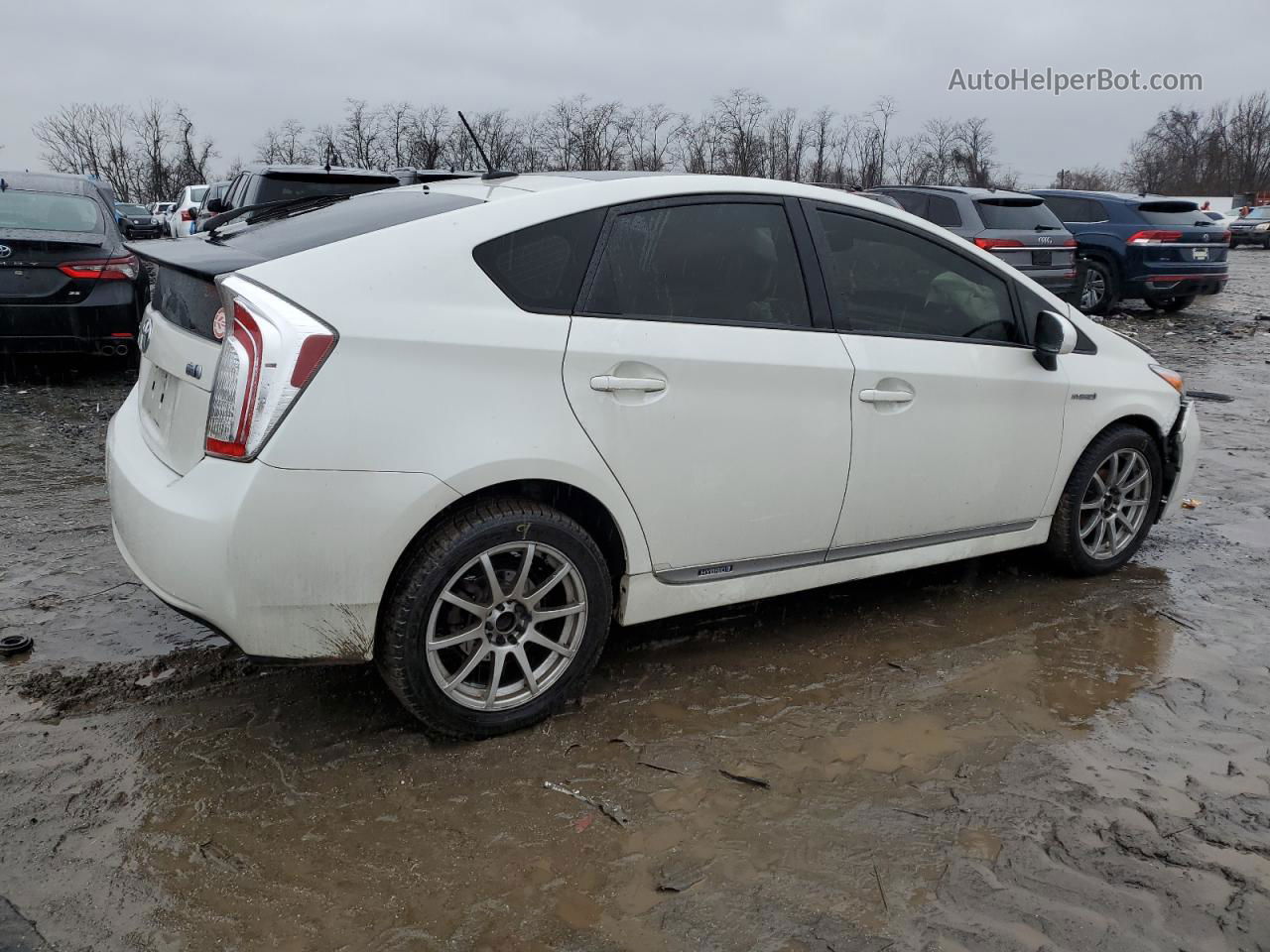 2012 Toyota Prius  Белый vin: JTDKN3DU6C1579549