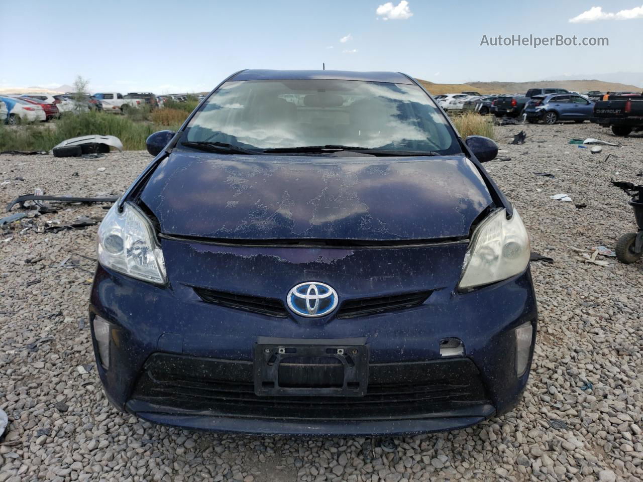 2012 Toyota Prius  Blue vin: JTDKN3DU6C1599090