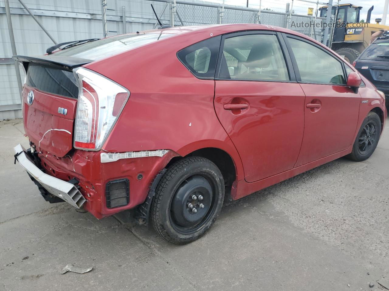 2012 Toyota Prius  Red vin: JTDKN3DU6C1606135