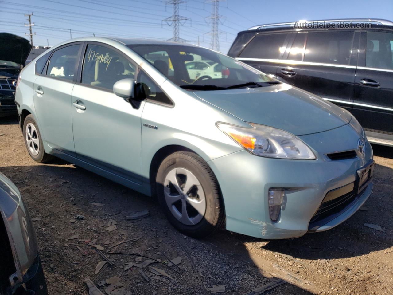 2012 Toyota Prius  Синий vin: JTDKN3DU6C1606913