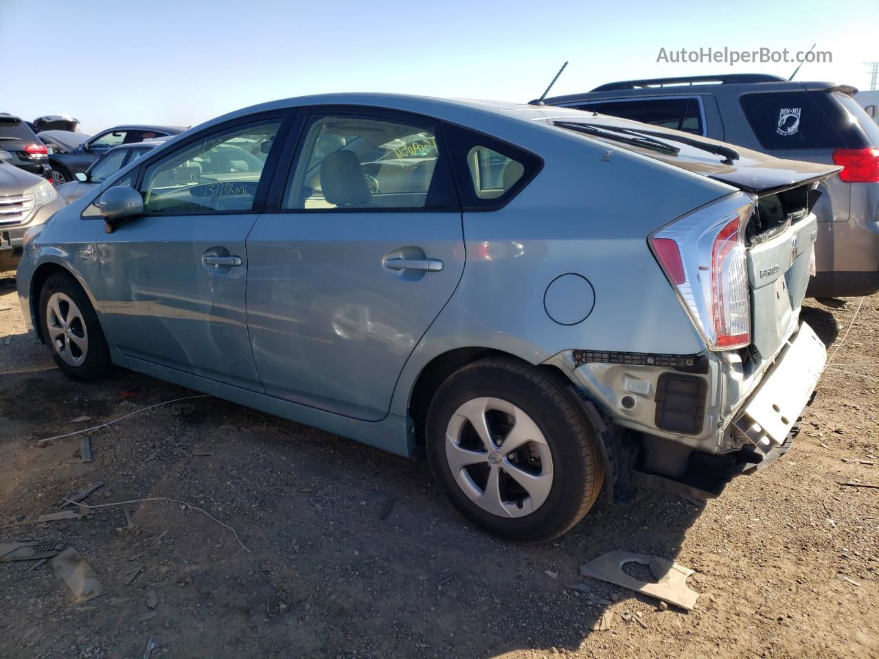 2012 Toyota Prius  Синий vin: JTDKN3DU6C1606913