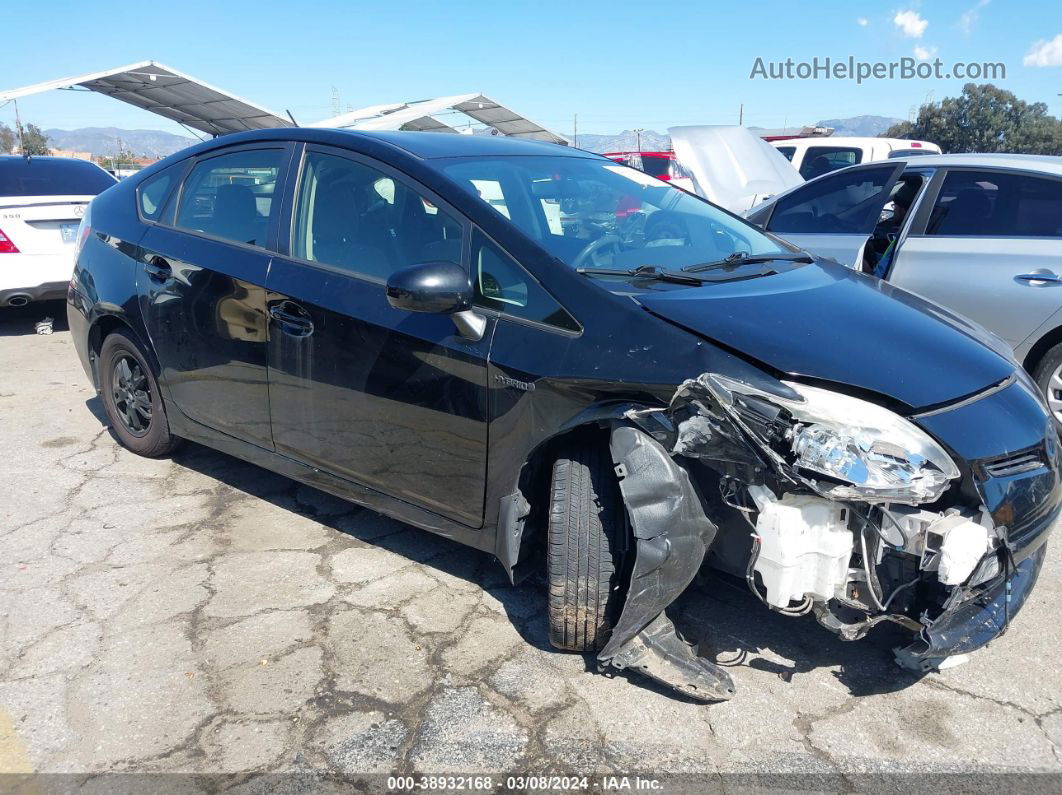 2012 Toyota Prius Three Black vin: JTDKN3DU6C5406722