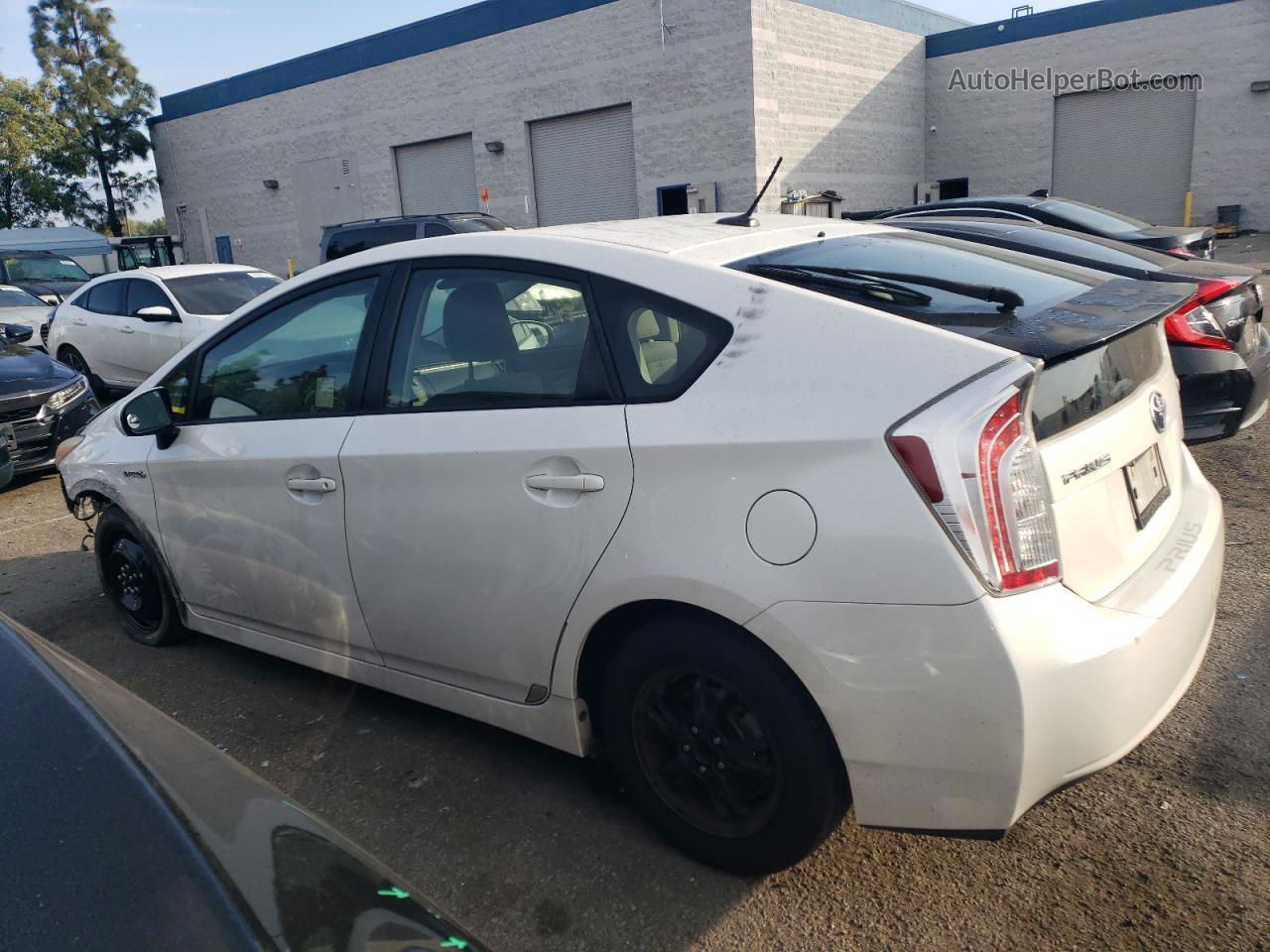 2012 Toyota Prius  White vin: JTDKN3DU6C5431670