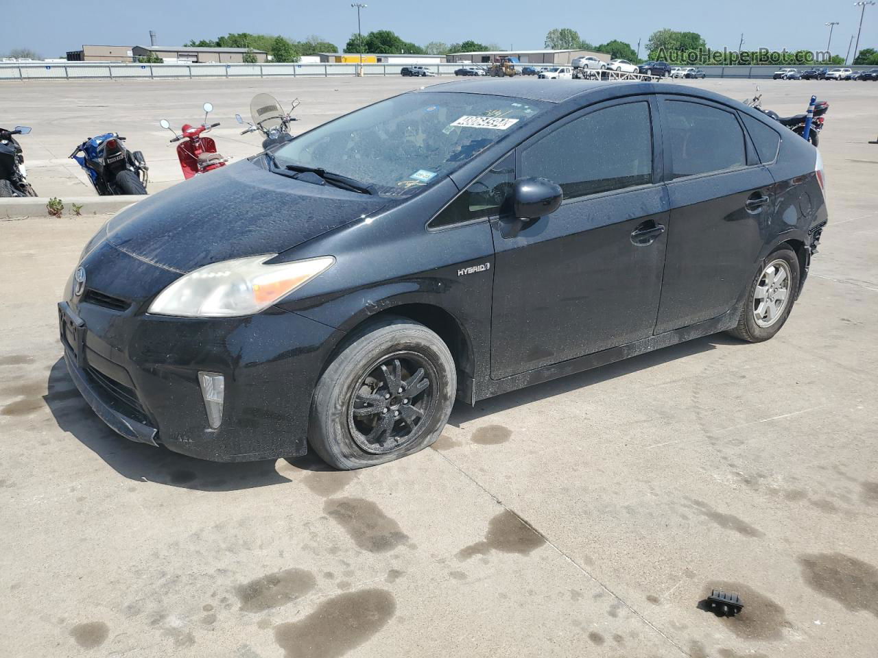 2012 Toyota Prius Черный vin: JTDKN3DU6C5438716