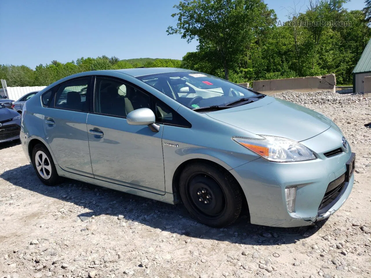 2013 Toyota Prius  Green vin: JTDKN3DU6D1695951