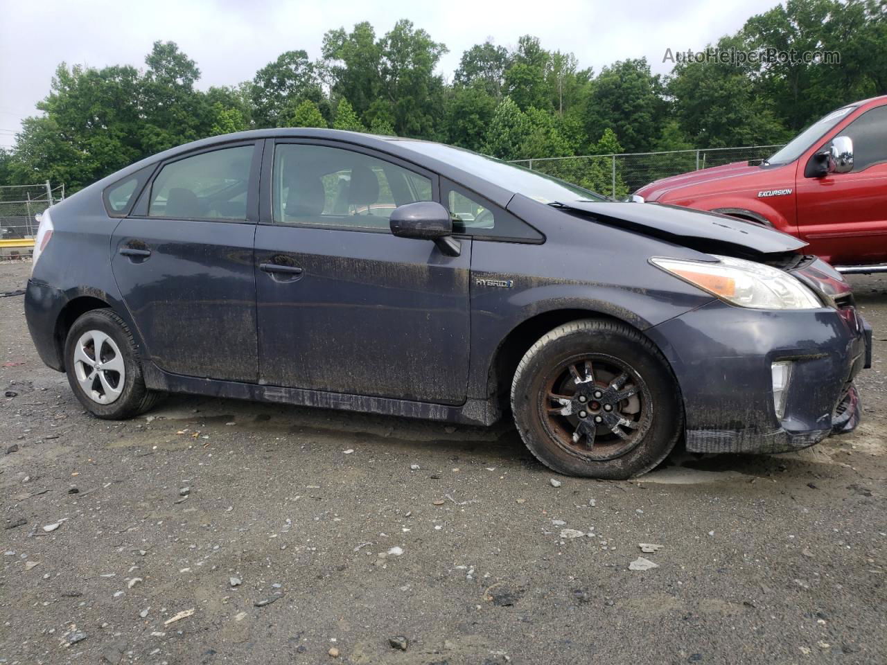 2013 Toyota Prius  Gray vin: JTDKN3DU6D1728933