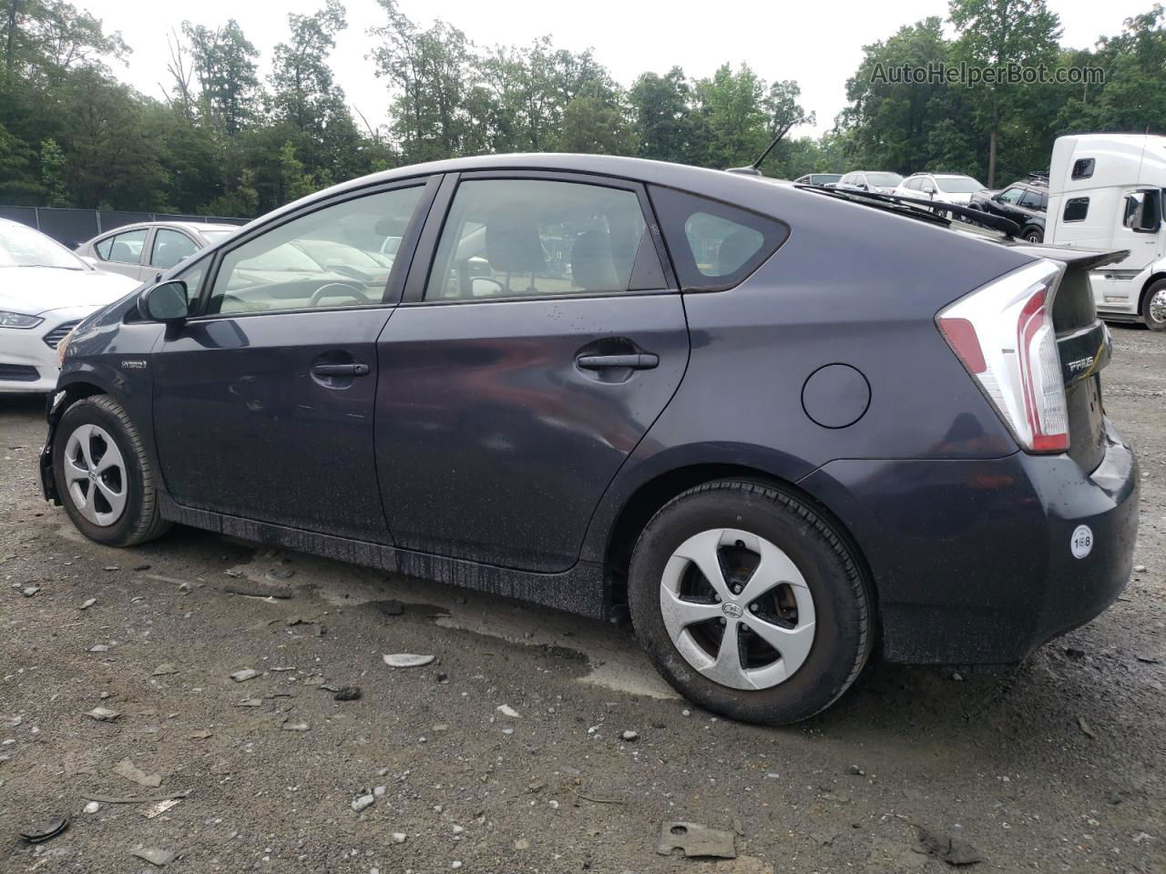 2013 Toyota Prius  Gray vin: JTDKN3DU6D1728933