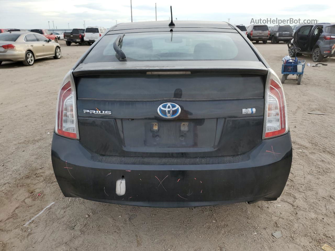 2013 Toyota Prius  Черный vin: JTDKN3DU6D5564513