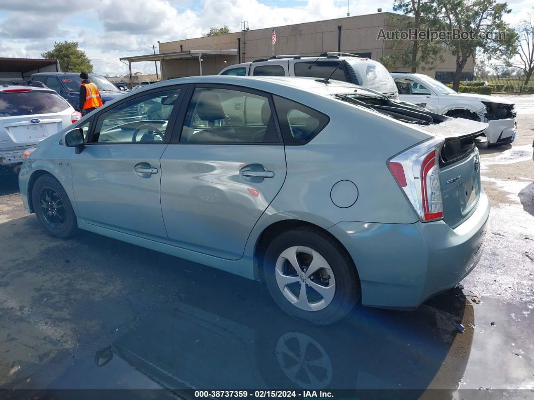 2013 Toyota Prius Four Light Blue vin: JTDKN3DU6D5633183