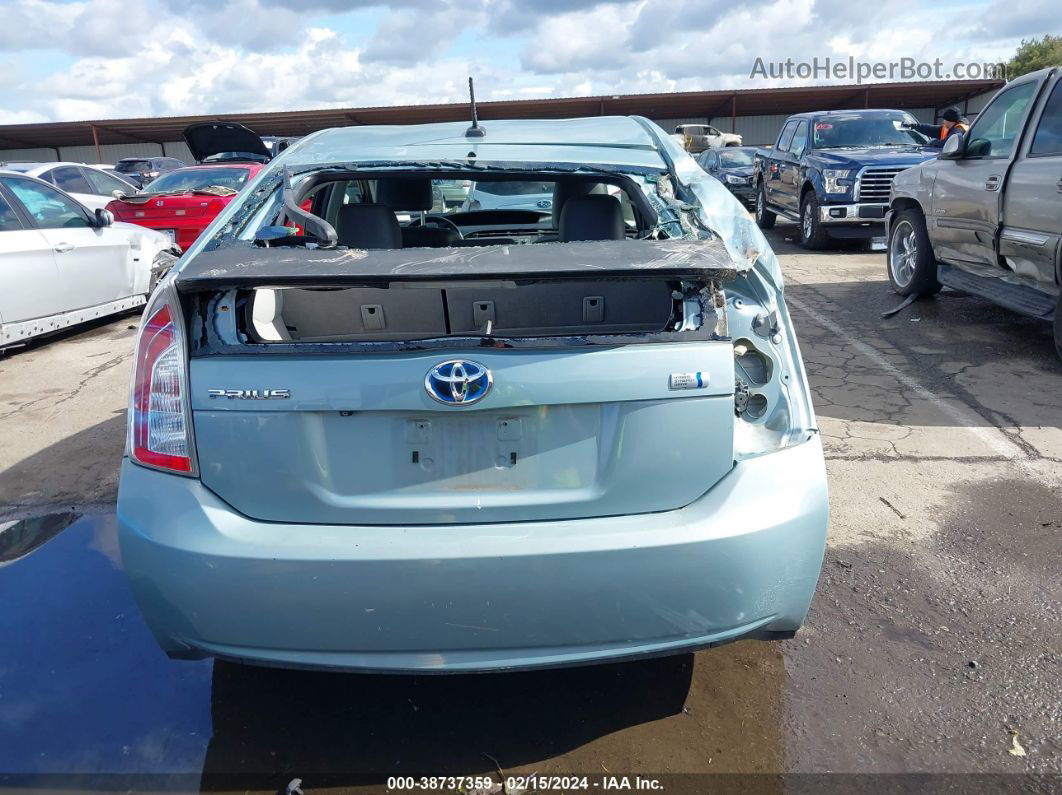 2013 Toyota Prius Four Light Blue vin: JTDKN3DU6D5633183