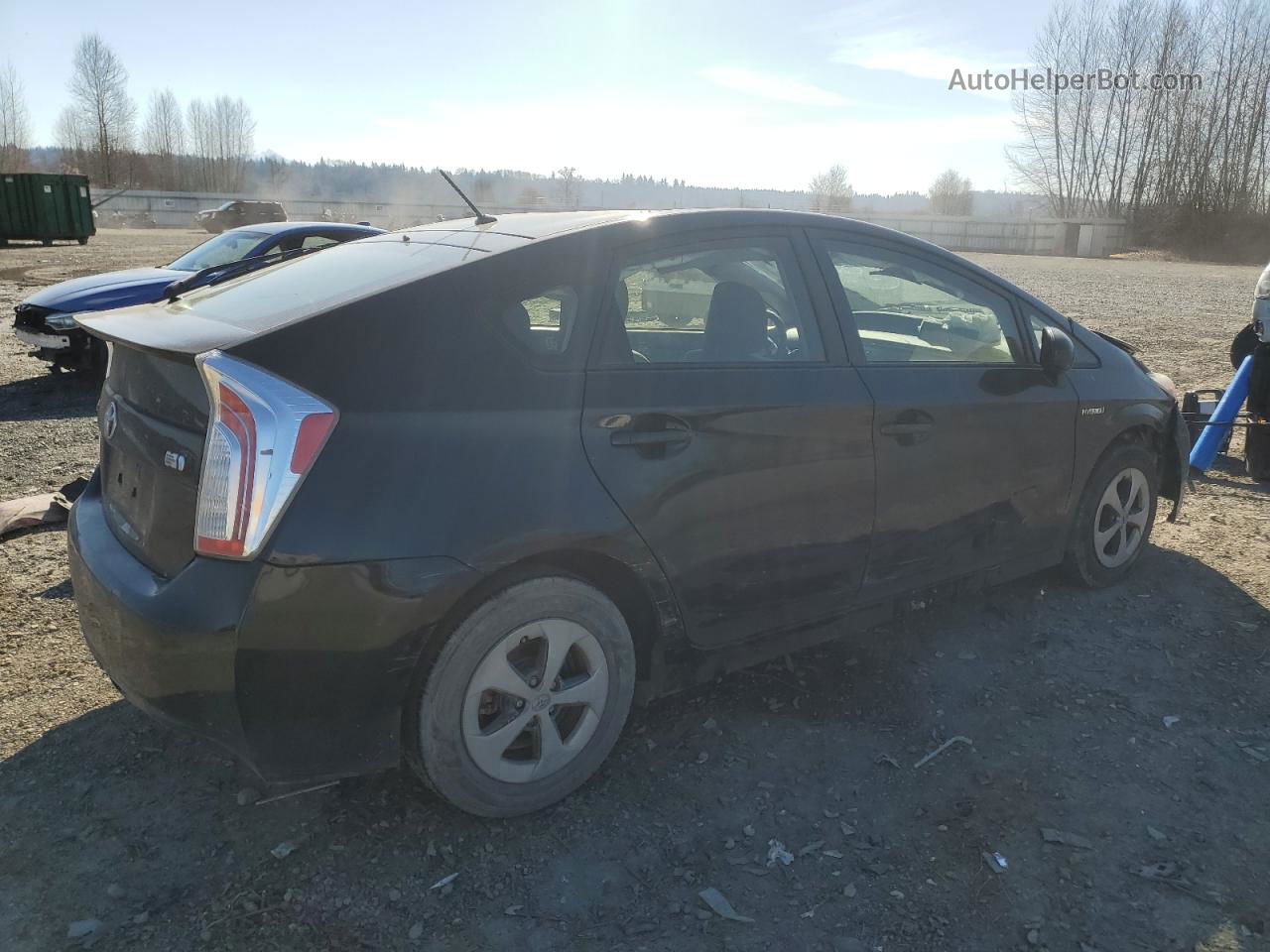 2013 Toyota Prius  Черный vin: JTDKN3DU6D5638318