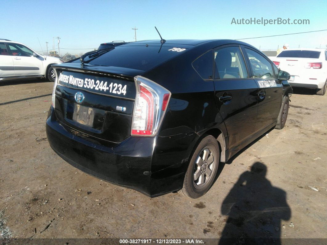 2013 Toyota Prius Two Черный vin: JTDKN3DU6D5641431