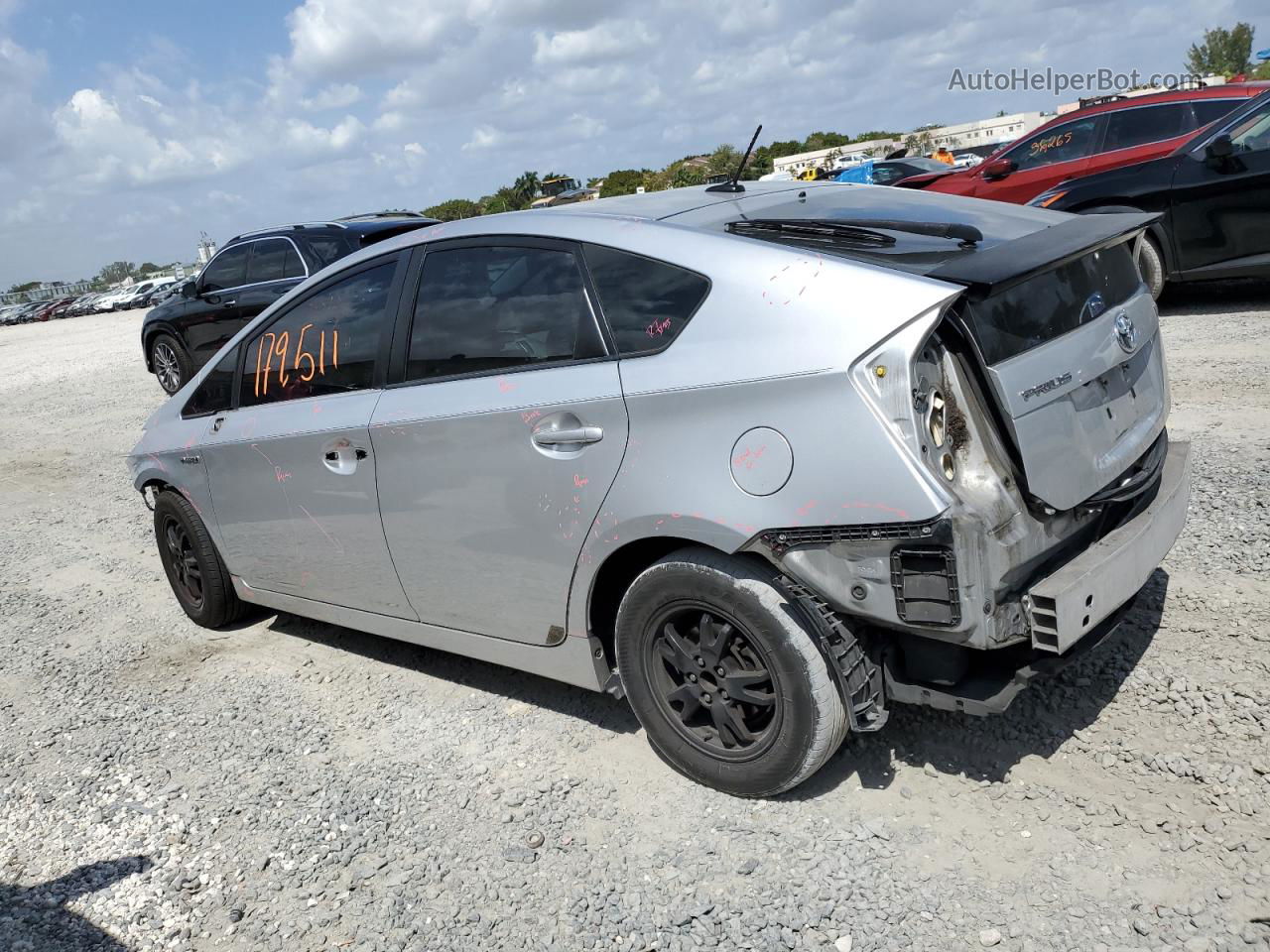 2013 Toyota Prius  Серый vin: JTDKN3DU6D5690905