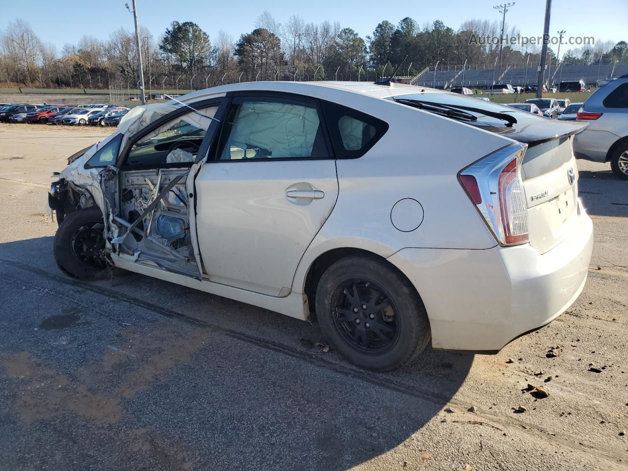 2014 Toyota Prius  White vin: JTDKN3DU6E1742719