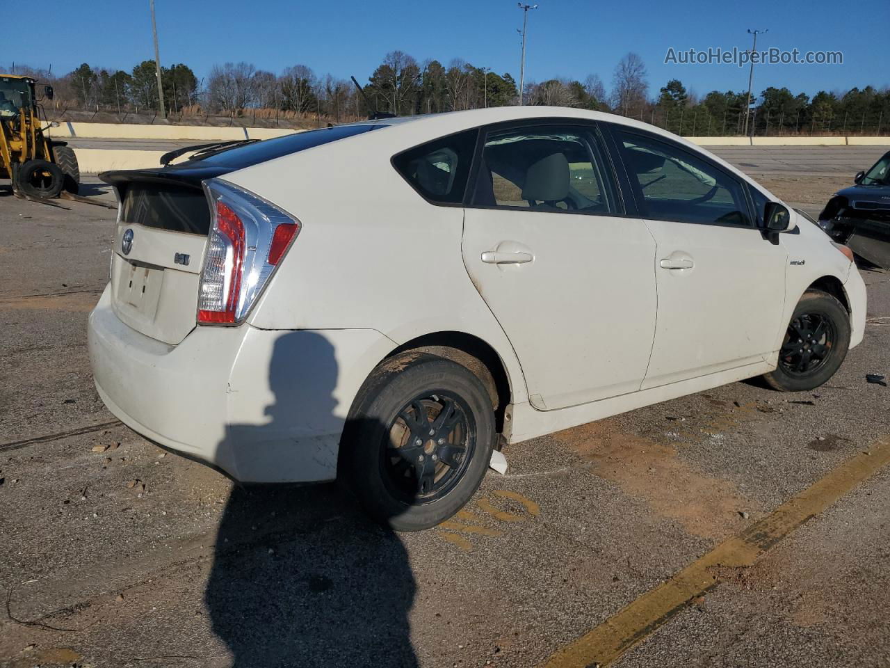 2014 Toyota Prius  White vin: JTDKN3DU6E1742719