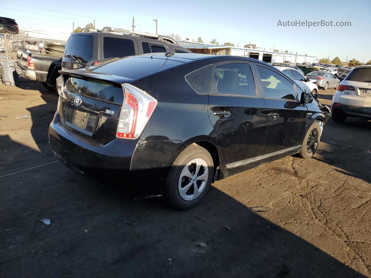 2014 Toyota Prius  Black vin: JTDKN3DU6E1745068