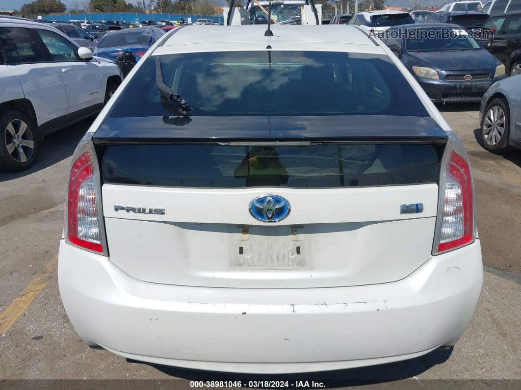 2015 Toyota Prius Two White vin: JTDKN3DU6F0484077