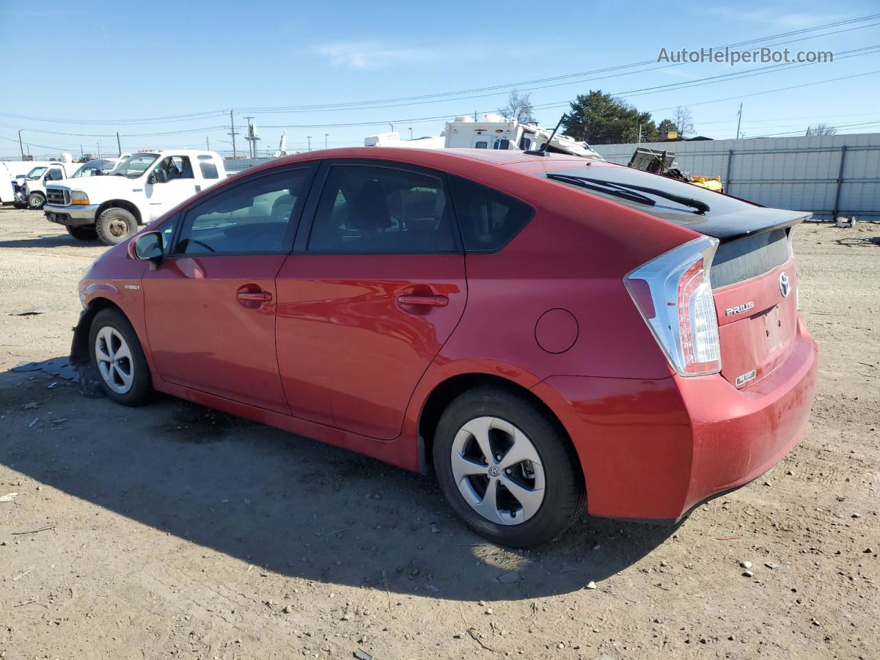 2015 Toyota Prius  Red vin: JTDKN3DU6F0484385