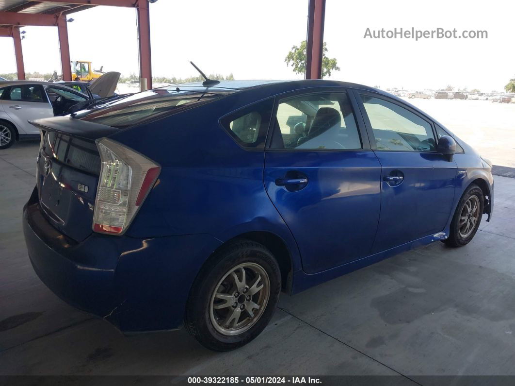 2011 Toyota Prius Two Синий vin: JTDKN3DU7B0294721