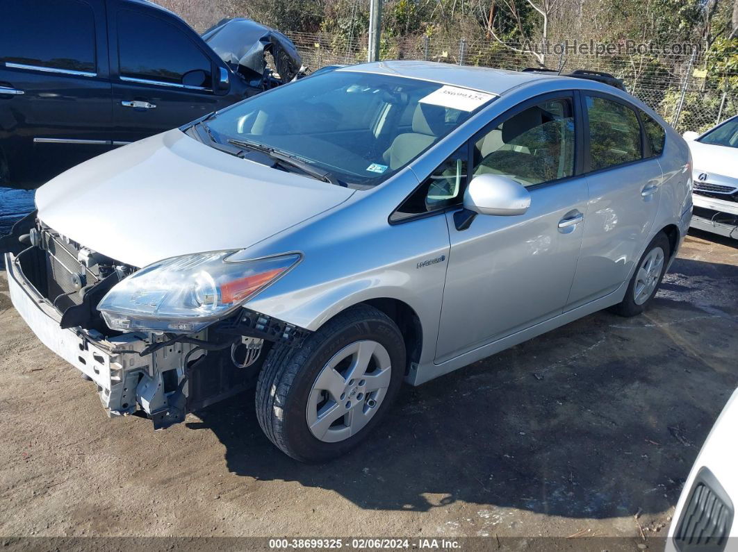 2011 Toyota Prius Three Silver vin: JTDKN3DU7B5349946