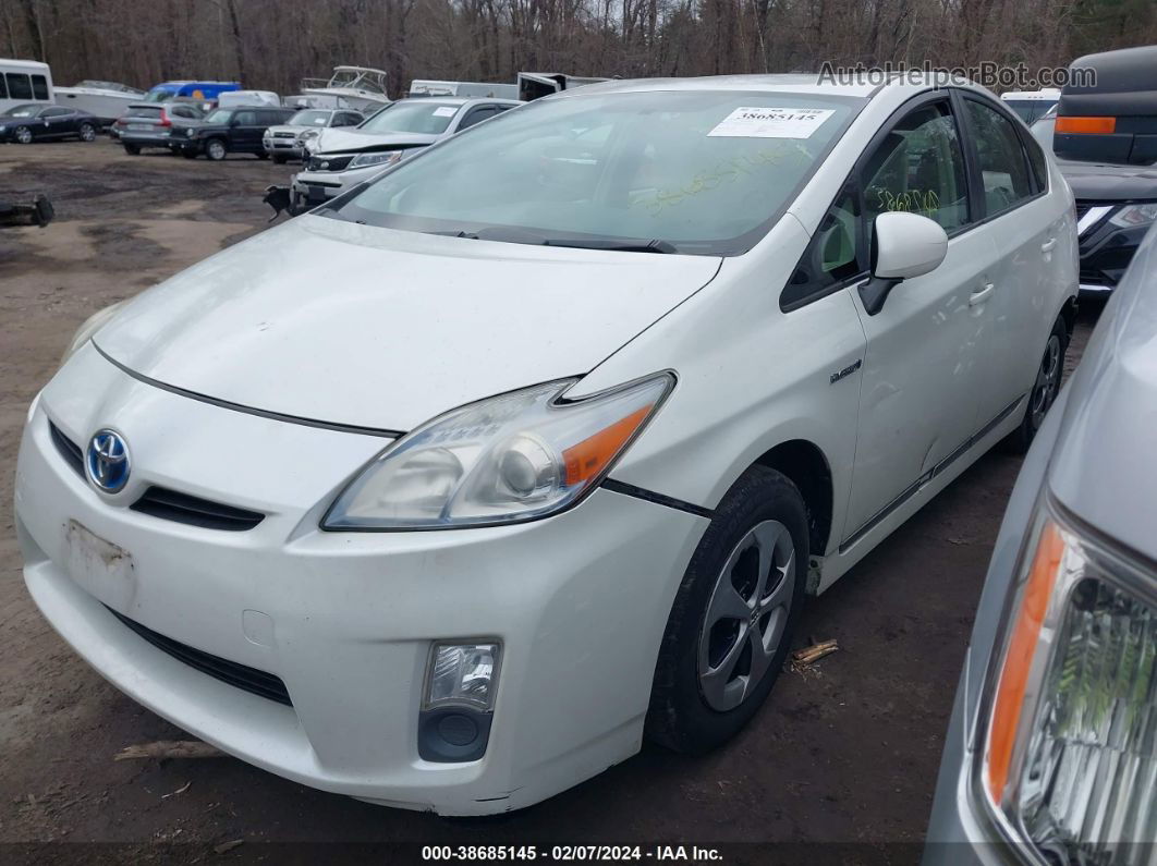 2012 Toyota Prius Three Белый vin: JTDKN3DU7C1484109