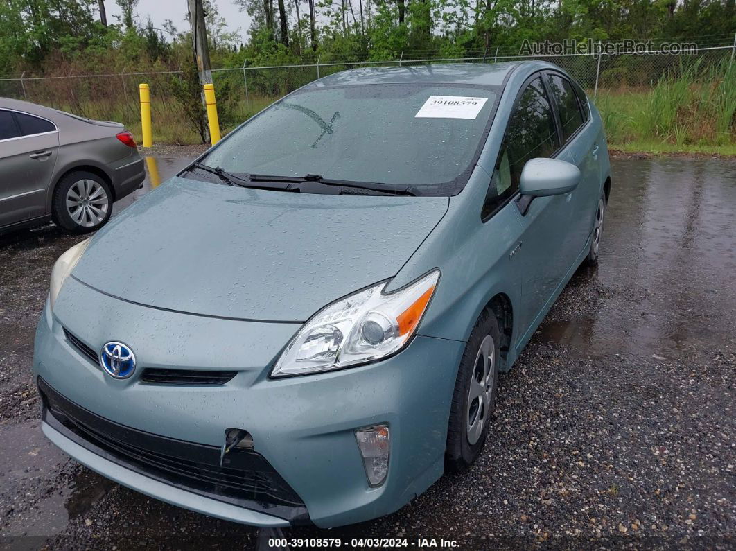 2012 Toyota Prius Two Blue vin: JTDKN3DU7C1484286