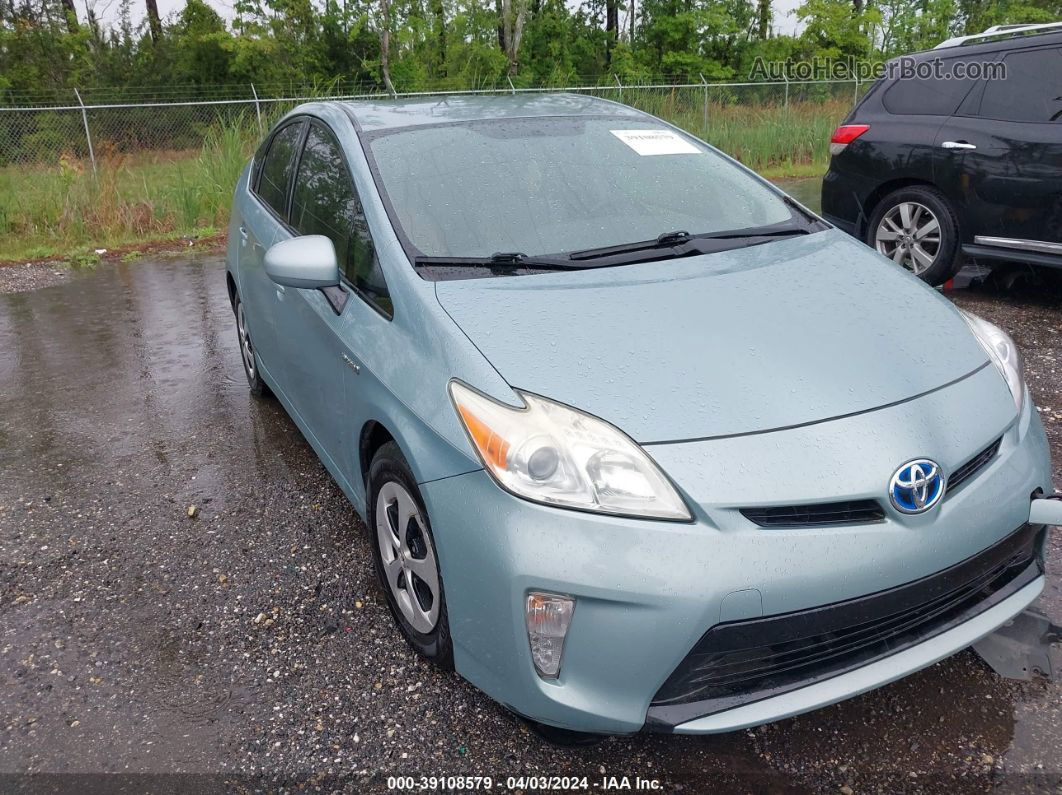 2012 Toyota Prius Two Blue vin: JTDKN3DU7C1484286