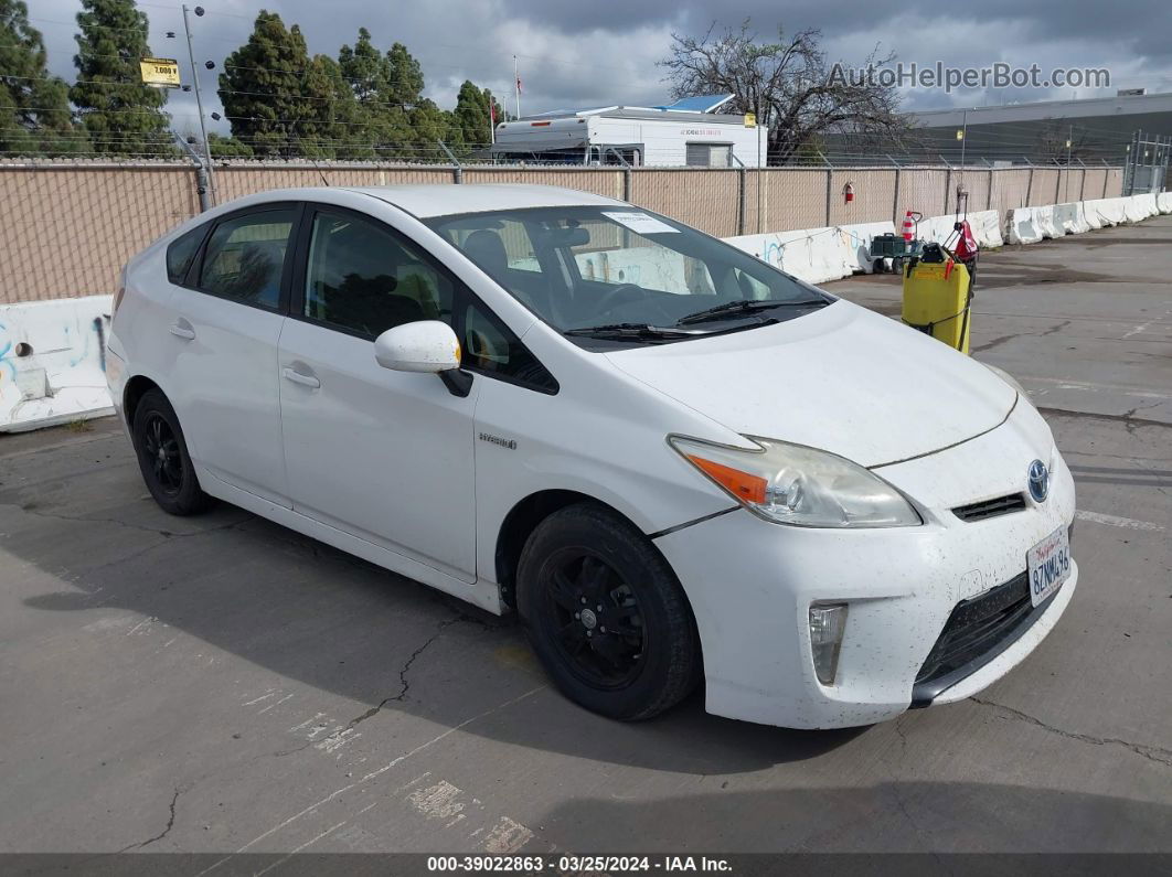 2012 Toyota Prius Two White vin: JTDKN3DU7C1543904