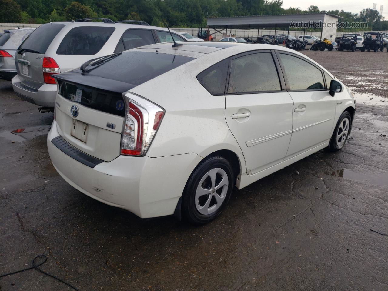 2012 Toyota Prius  White vin: JTDKN3DU7C1560265