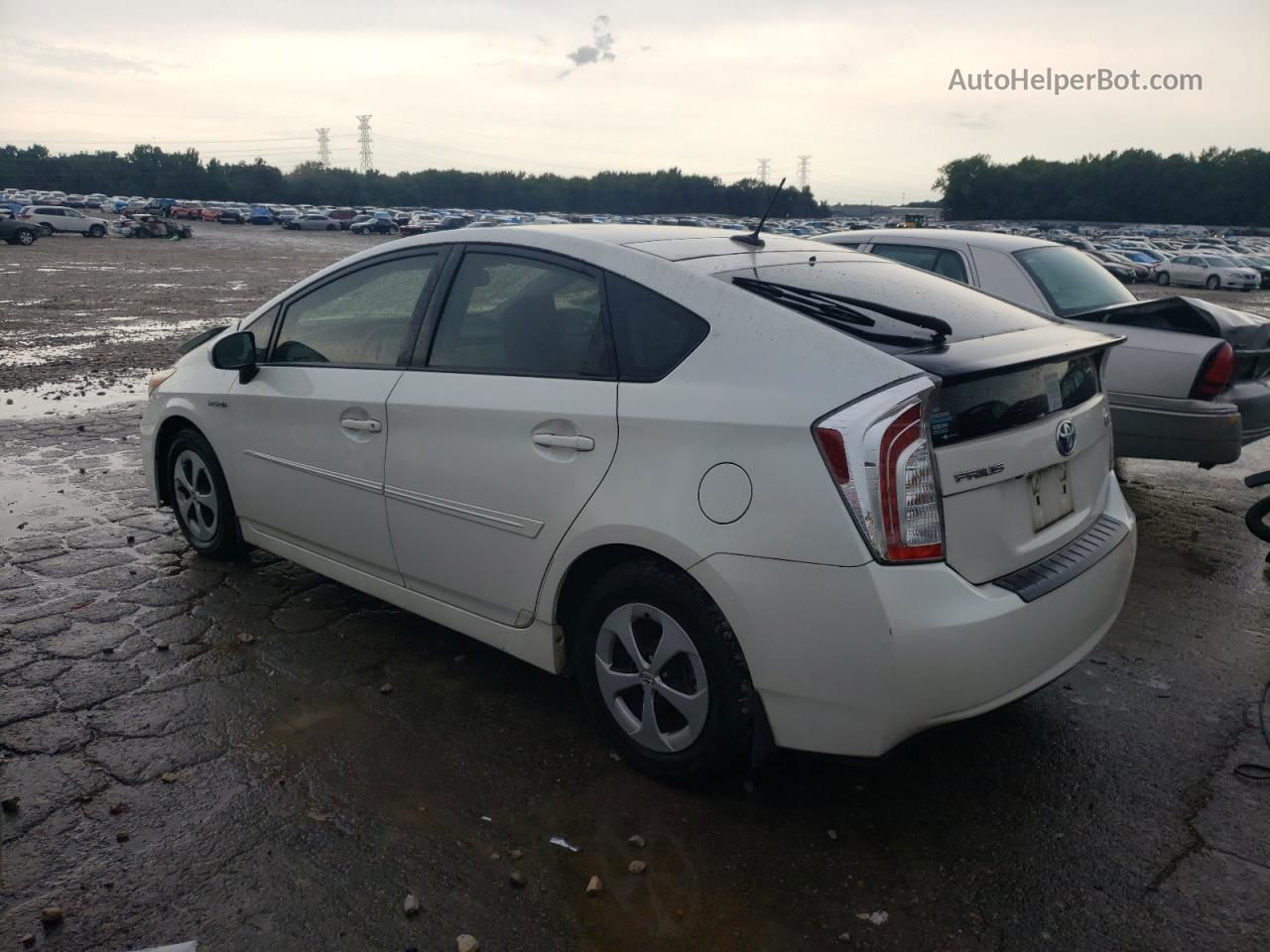 2012 Toyota Prius  White vin: JTDKN3DU7C1560265