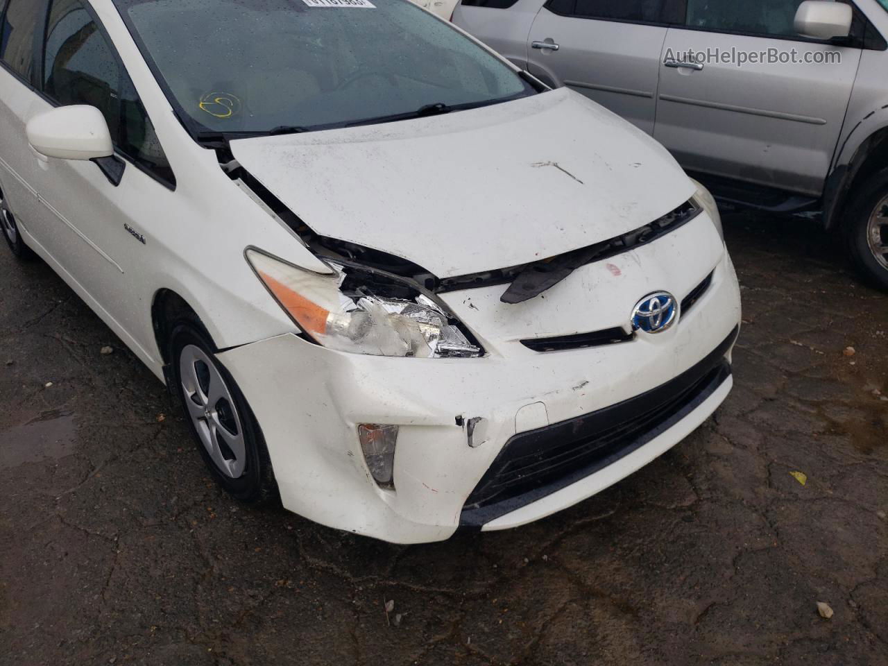 2012 Toyota Prius  White vin: JTDKN3DU7C1560265