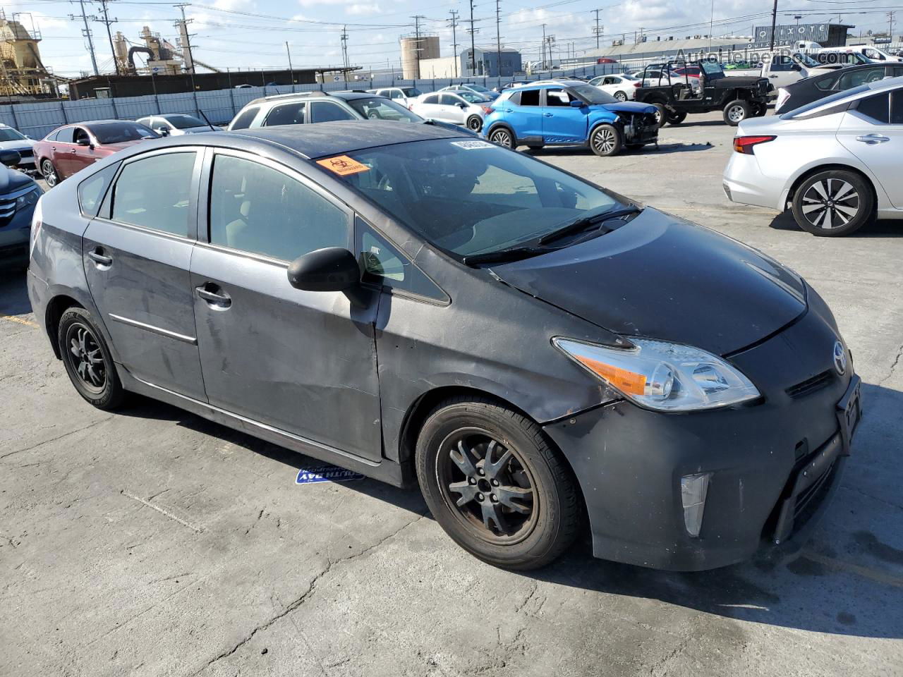 2012 Toyota Prius  Gray vin: JTDKN3DU7C5383581