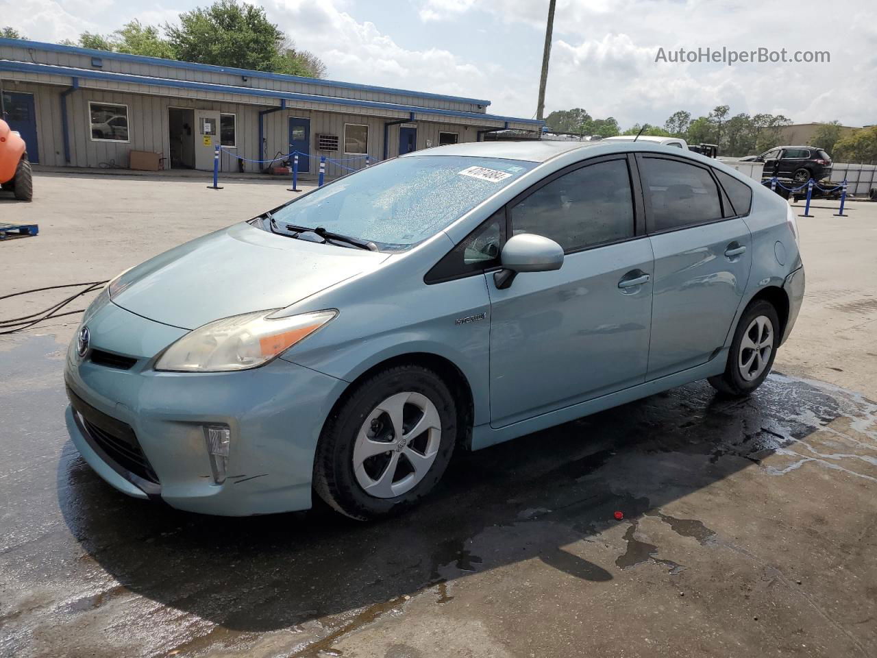 2012 Toyota Prius  Бирюзовый vin: JTDKN3DU7C5383659