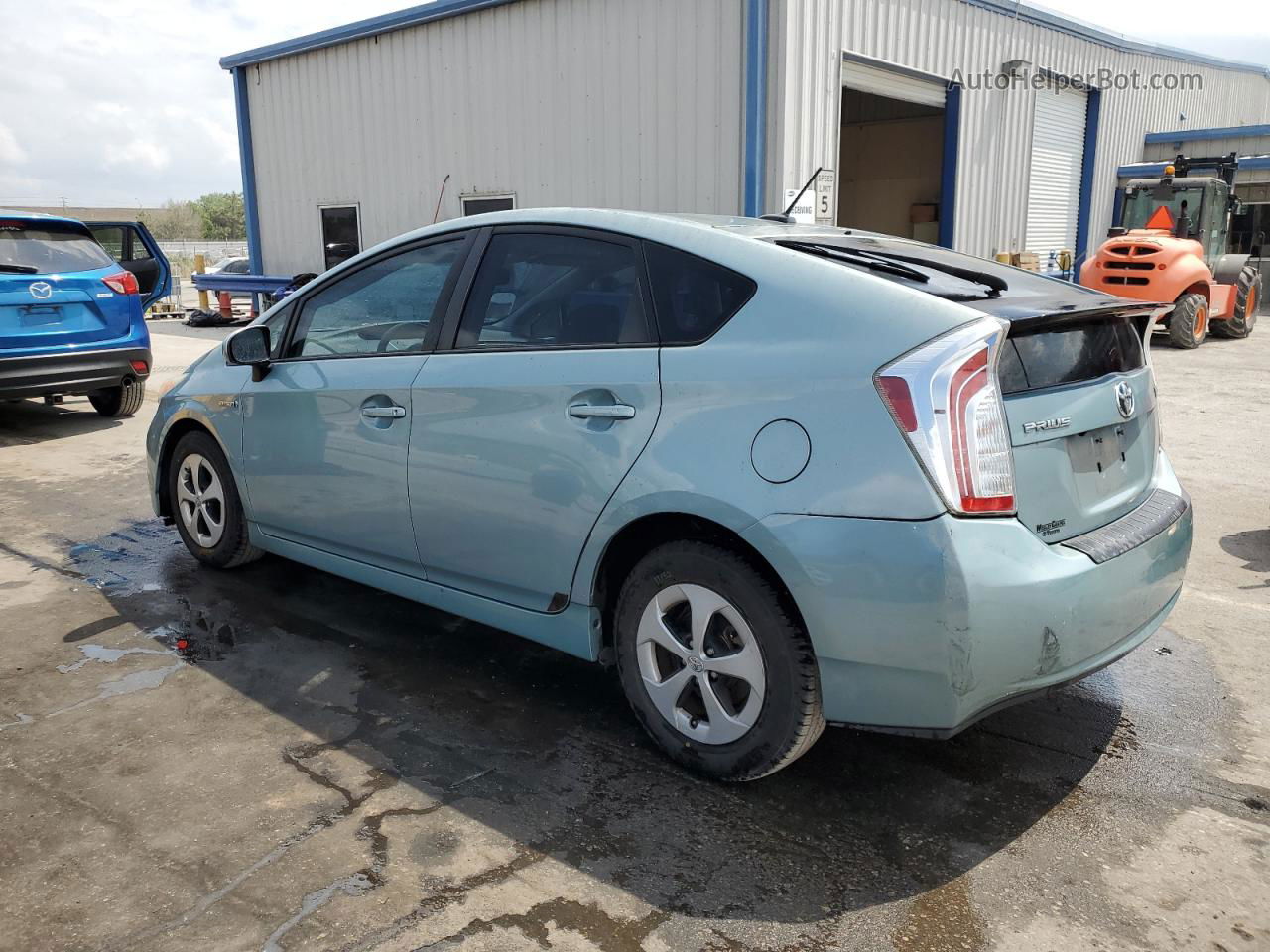 2012 Toyota Prius  Бирюзовый vin: JTDKN3DU7C5383659