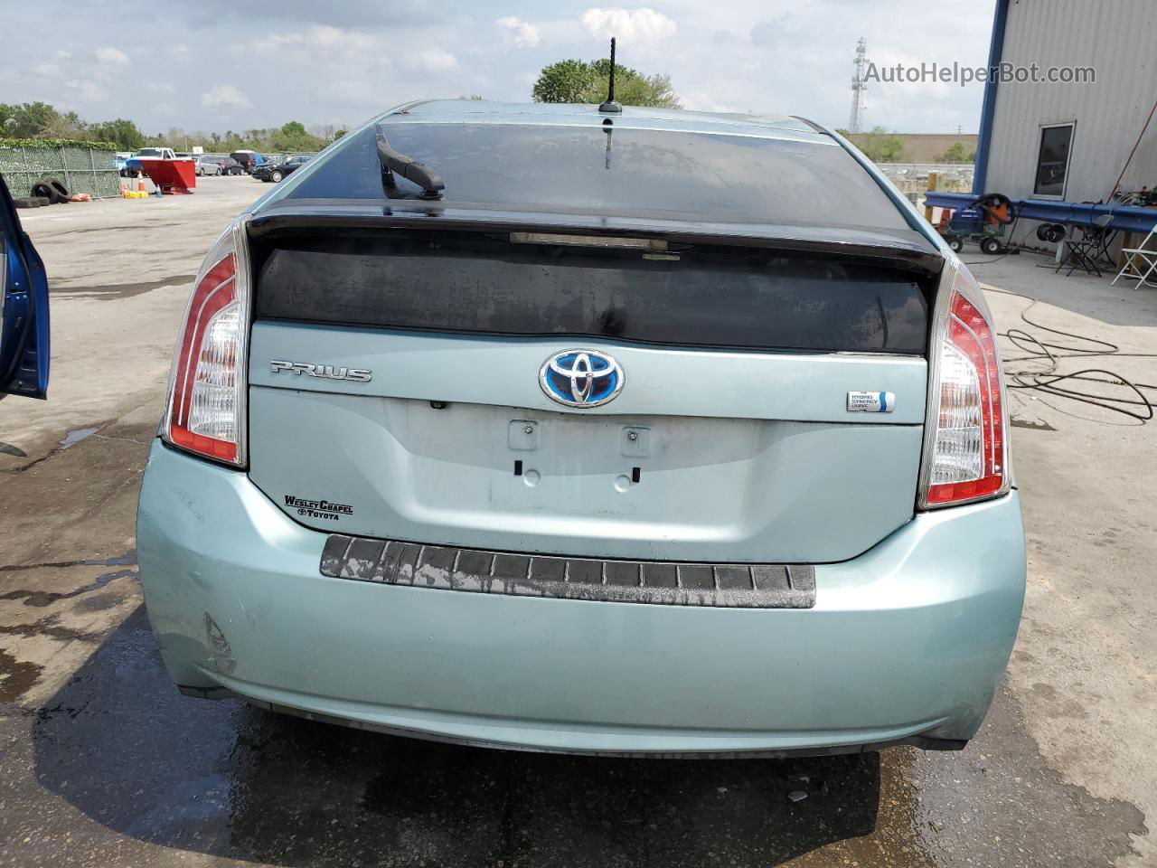 2012 Toyota Prius  Бирюзовый vin: JTDKN3DU7C5383659