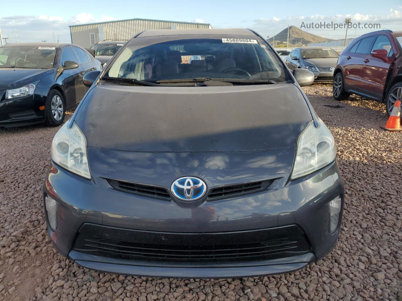 2012 Toyota Prius  Charcoal vin: JTDKN3DU7C5413548