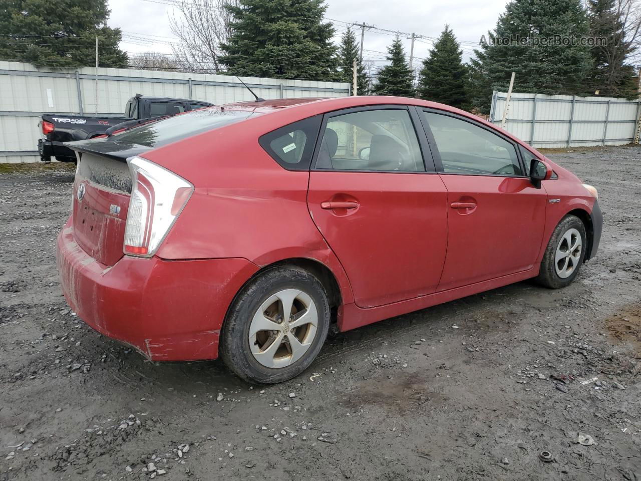 2012 Toyota Prius  Red vin: JTDKN3DU7C5414635