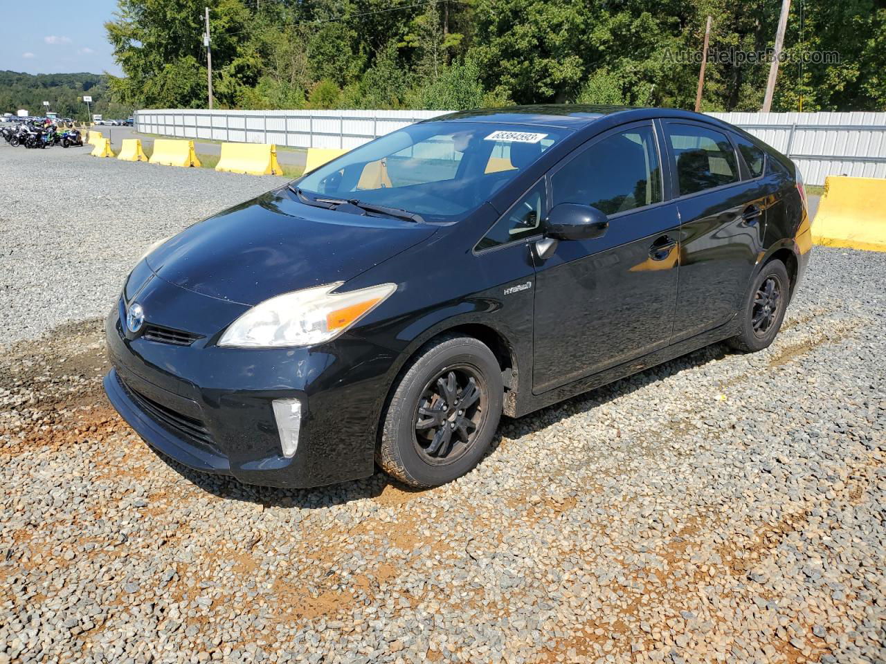 2012 Toyota Prius  Black vin: JTDKN3DU7C5452107