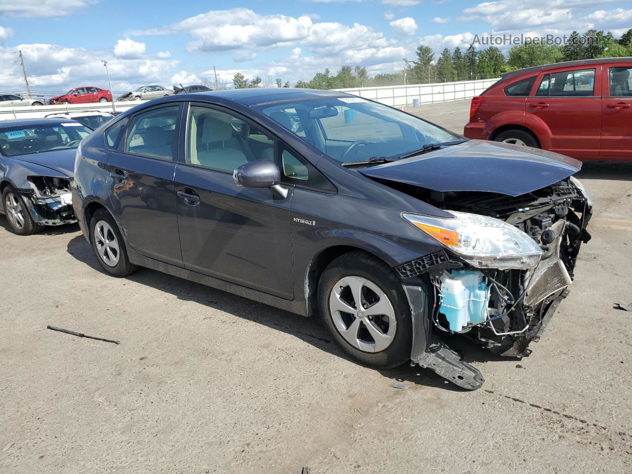 2012 Toyota Prius  Gray vin: JTDKN3DU7C5461650