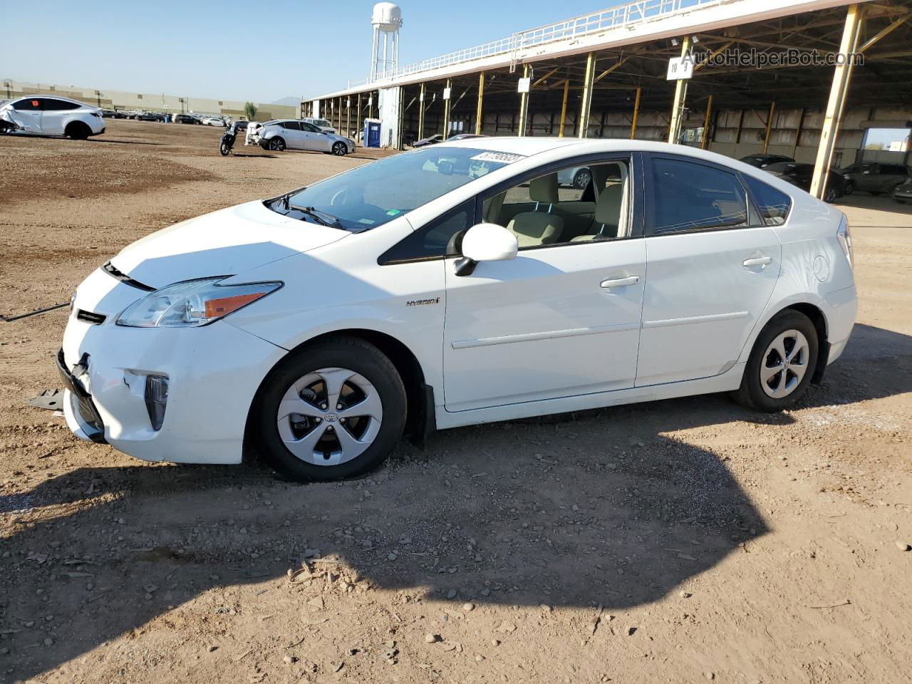 2012 Toyota Prius  Белый vin: JTDKN3DU7C5499850