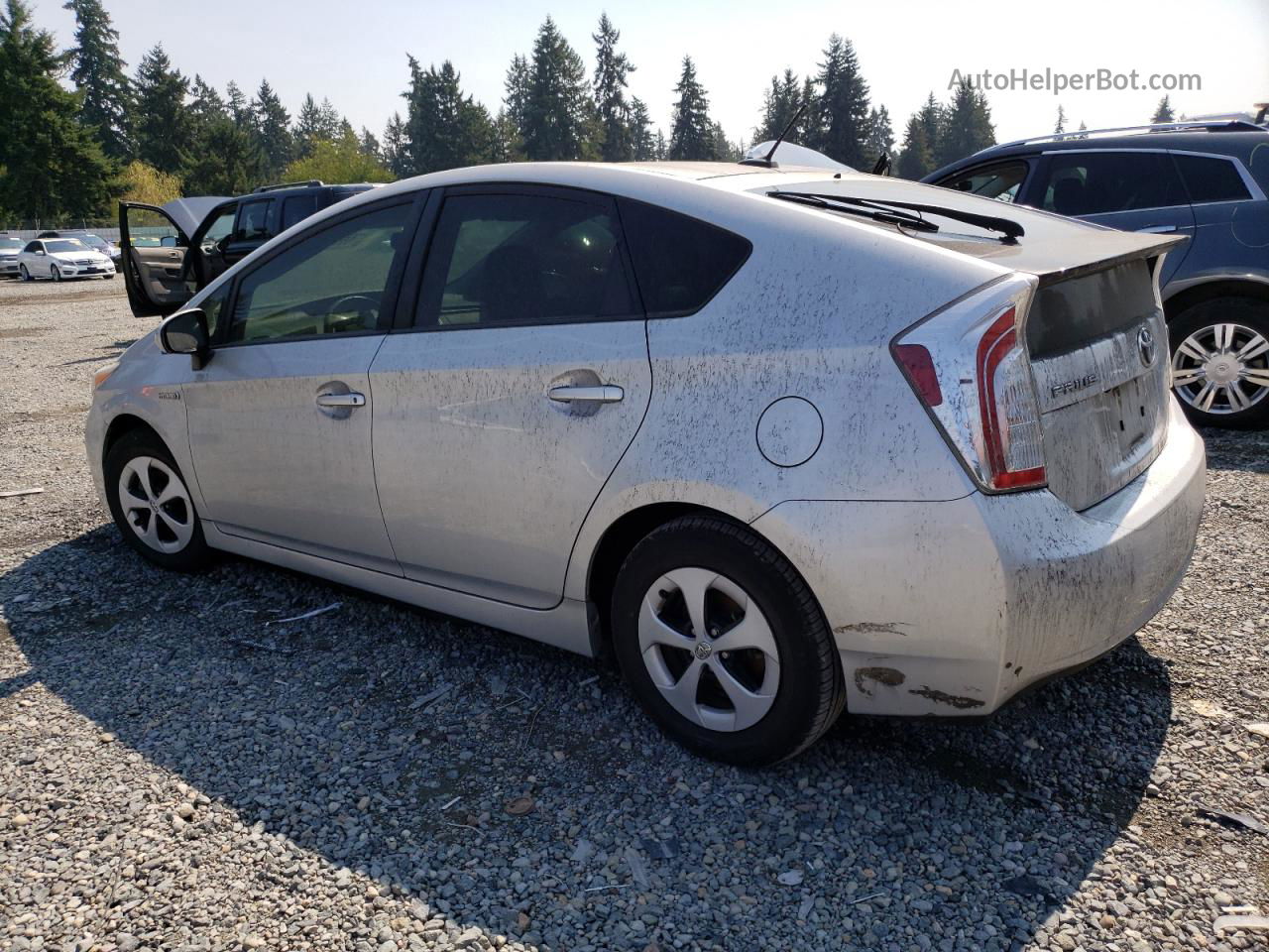 2013 Toyota Prius  Silver vin: JTDKN3DU7D0355536