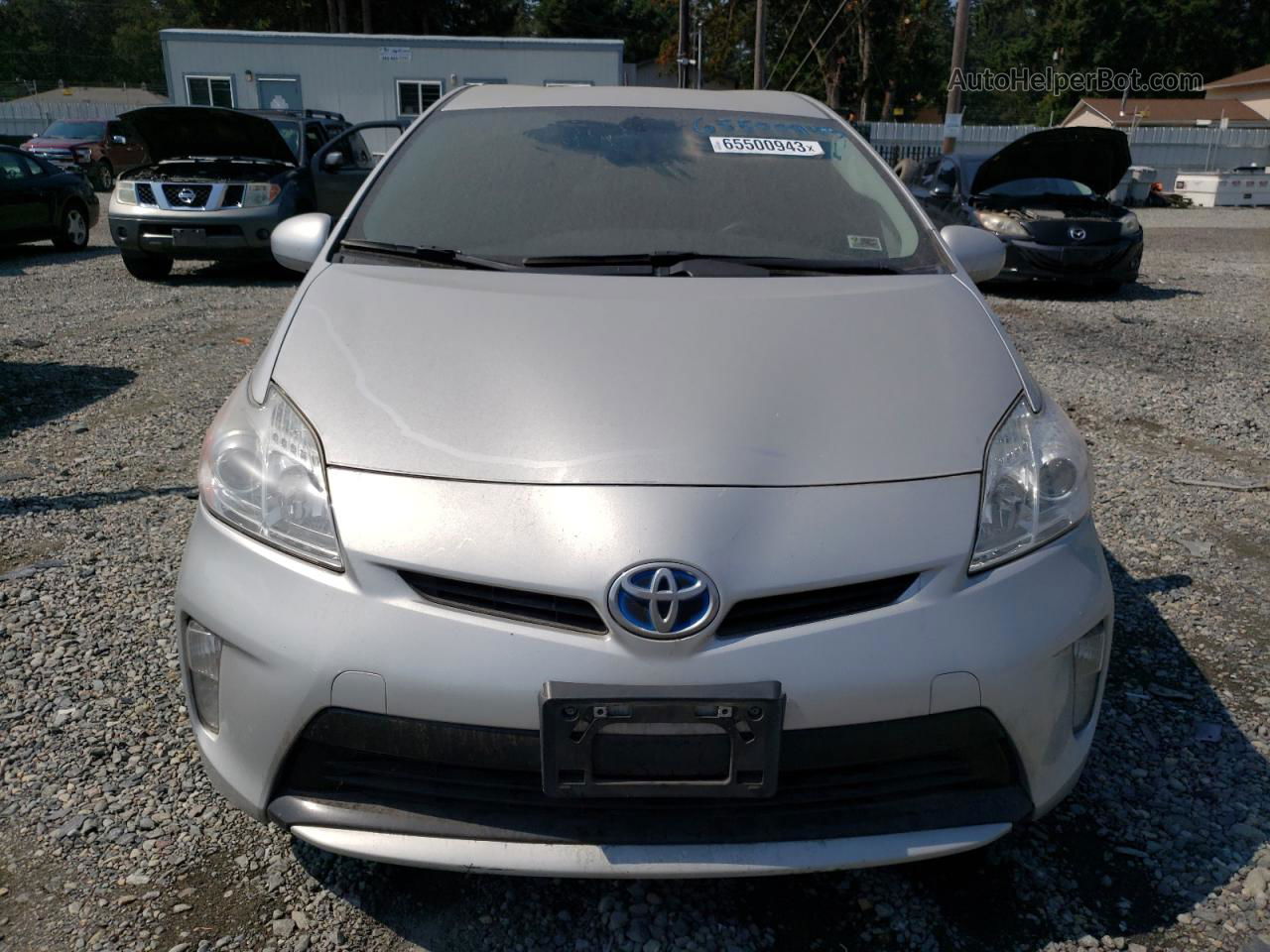 2013 Toyota Prius  Silver vin: JTDKN3DU7D0355536