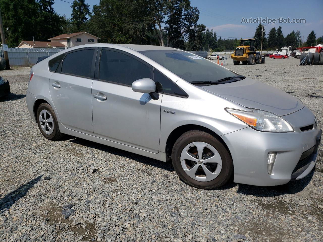 2013 Toyota Prius  Серебряный vin: JTDKN3DU7D0355536