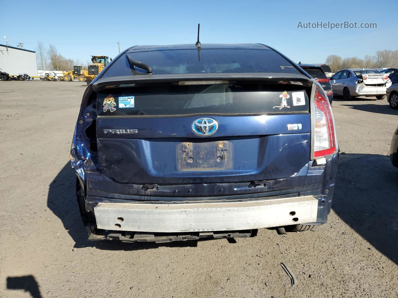 2013 Toyota Prius  Blue vin: JTDKN3DU7D1631045